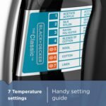 BLACK+DECKER The Classic Iron, F67E-T, Aluminum Soleplate, Steam or Dry Ironing, 7 Temperature Settings, Anti-Drip - Image 3