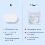 BLUELAND 100% Plastic-Free Dishwasher Detergent Tablets, 120 Count, Free & Clear, Eco-Friendly Dishwashing Pods, Natural, USDA Certified biobased - Image 6