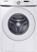 Samsung WF45T6000WPR White Front Load Laundry Package - Image 3