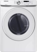 Samsung WF45T6000WPR White Front Load Laundry Package - Image 4