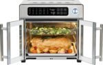 Emeril Lagasse Extra Large French Door Air Fryer Toaster Oven Combo, 24 Cooking Functions and Digital Controls, 7 Accessories Included, Stainless Steel Finish, 26QT Capacity - Image 4