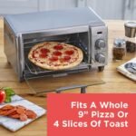 BLACK+DECKER Crisp 'N Bake Air Fry Countertop Convection Toaster Oven, Medium Capacity, 4-Slice, 5-in-1, Fits 9” Pizza, 30-Min Timer, Bake, Broil, Air Fry, Toast, Keep Warm, Stainless Steel - Image 5