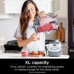 Ninja BL660 Professional Compact Smoothie & Food Processing Blender, 1100-Watts, 3 Functions -for Frozen Drinks, Smoothies, Sauces, & More, 72-oz.* Pitcher, (2) 16-oz. To-Go Cups & Spout Lids, Gray - Image 4