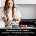 Ninja BL660 Professional Compact Smoothie & Food Processing Blender, 1100-Watts, 3 Functions -for Frozen Drinks, Smoothies, Sauces, & More, 72-oz.* Pitcher, (2) 16-oz. To-Go Cups & Spout Lids, Gray - Image 5