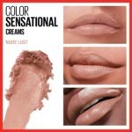 Maybelline Color Sensational Lipstick, Lip Makeup, Cream Finish, Hydrating Lipstick, Nude Lust, Nude ,1 Count - Image 4