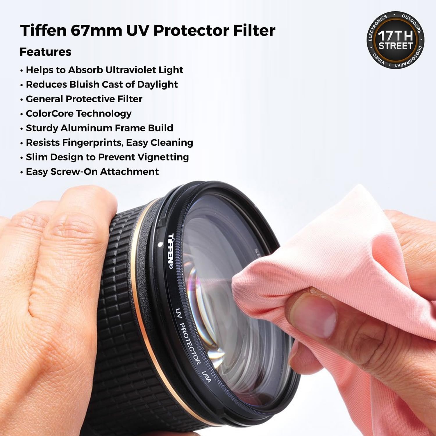 Sigma 10-18mm F2.8 DC DN Contemporary Lens for Sony E | Ultra Wide-Angle Zoom with Tiffen 67mm UV Protector Filter, Waith Camera Backpack and 64GB Extreme PRO UHS-I SDXC Memory Card (Bundle Set) - Image 5