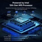 Coolby 15.6inch Laptop, 12GB RAM/256GB SSD, 1920x1080 IPS Display, Intel N95(Beats N5095) Quad Core Laptop Computer, Support Fingerprint, WiFi 5, BT - Image 4