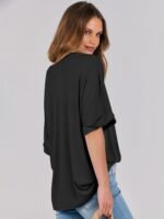 ANRABESS Womens Tops Oversized T Shirts Short Sleeve Crewneck Summer Casual Loose Basic Tee Shirt 2025 Trendy Fashion Clothes - Image 4