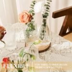 Glass Bud Vase Set of 32PCS Wedding Centerpieces for Tables,Mini Clear Bud Vases for Flowers,Small Flower Vases Suitable for Birthday Party,Anniversary,Wedding,Baby Shower (Clear, 32PCS) - Image 4