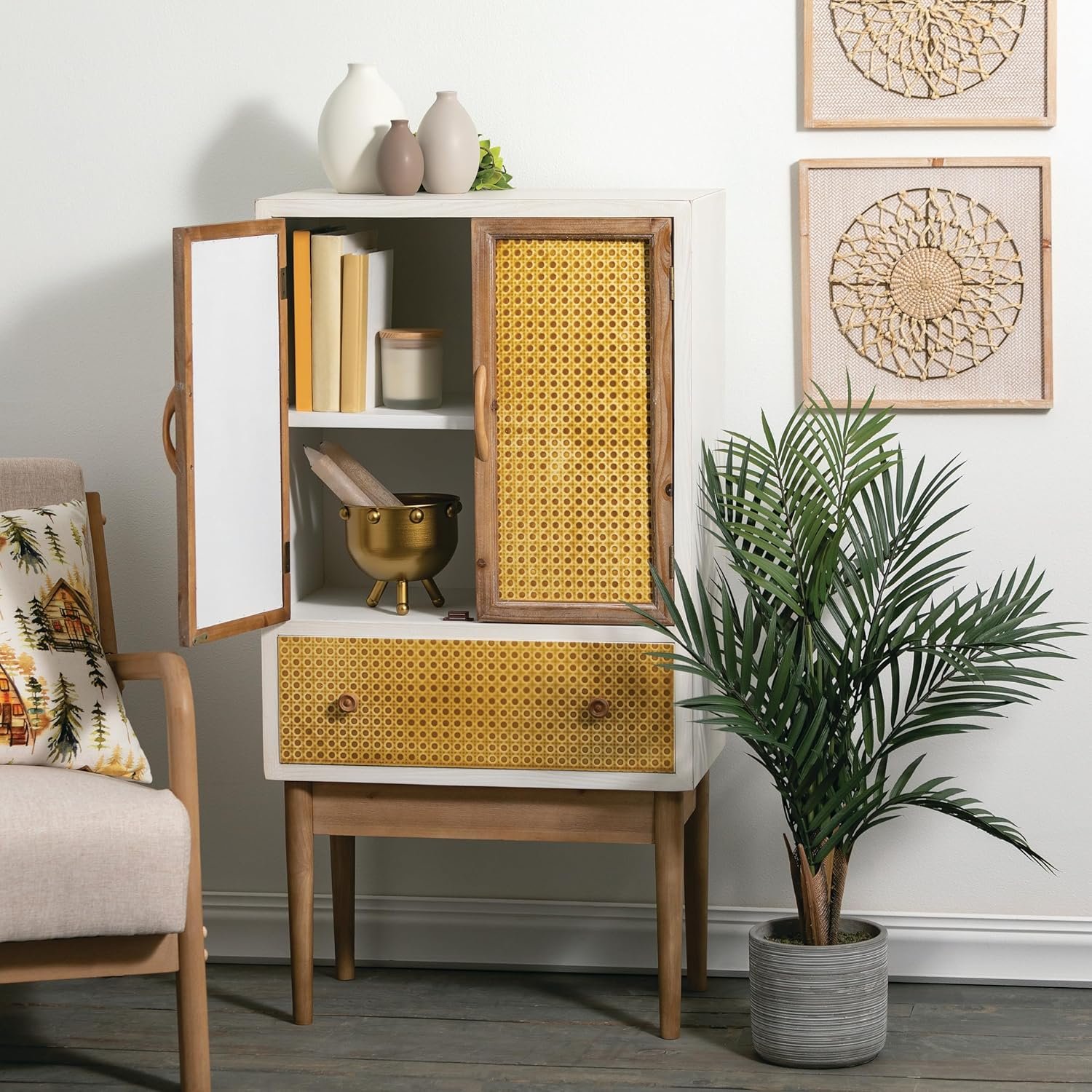 Sullivans Multicolored Ceramic Flower Vase, Modern Home Decor, Vases for Flowers, Centerpieces, Mantle, Tabletop, Accent Table Vase, Kitchen, Living Room, and Office Decor (Set/3) (CM3143) - Image 7