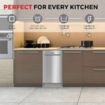 Honeywell 18 Inch Dishwasher with 8 Place settings, 6 Washing Programs, Stainless Steel Tub, UL/Energy Star- Stainless Steel - Image 3