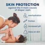 Pampers Pure Protection Baby Diapers, Size 1 (8-14 lbs), 82 Count, Up to 100% Leakproof, Premium Plant-based Skin Protection, Hypoallergenic Soft Diapers - Image 5