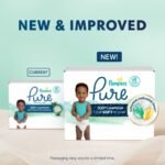Pampers Pure Protection Baby Diapers, Size 1 (8-14 lbs), 82 Count, Up to 100% Leakproof, Premium Plant-based Skin Protection, Hypoallergenic Soft Diapers - Image 8