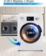 BLACK+DECKER Washer and Dryer Combo, 2.7 Cu. Ft. All In One Washer and Dryer with LED Display & 16 Cycles - Image 3