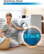 BLACK+DECKER Washer and Dryer Combo, 2.7 Cu. Ft. All In One Washer and Dryer with LED Display & 16 Cycles - Image 5