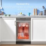 Midea MDF18A1AST Built-in Dishwasher with 8 Place Settings, 6 Washing Programs, Stainless Steel Tub, Heated Dry, Energy Star - Image 8