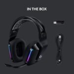 Logitech G733 Lightspeed Wireless Gaming Headset, Suspension Headband, Lightsync RGB, Blue VO!CE Mic, PRO-G Audio – Black, Gaming Headset Wireless, PC, PS5, PS4, Switch Compatible - Image 7