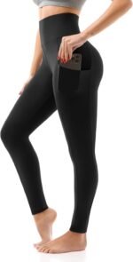 SINOPHANT High Waisted Leggings with Pockets Women, Full Length Capri Buttery Soft Stretchy Yoga Pants - Image 2