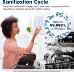 Sharp SDW6726MS 24-inch Stainless Steel Dishwasher, 47 dB Library Quiet, Third Rack, Power Wash Sprayer, 12 Place Settings, - Image 8