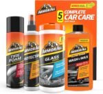Armor All Car Wash and Car Cleaner Kit by Armor All, Includes Glass Wipes, Car Wash & Wax Concentrate, Protectant Spray and Tire Foam - Image 2