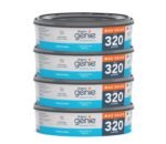 Diaper Genie Essentials Round Refill Pack of 4 | Holds Up to 1280 Newborn Diapers | Features Unscented Continuous Film | Compatible with Diaper Genie Complete and Expressions Pails - Image 2