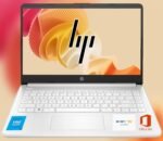 HP 14 Ultrabook, Intel CPU, 32GB RAM, 1.6TB Storage (64GB OnBoard w/ 512GB Portable Drive + 1TB OneDrive), Up to 12 Hours Battery, Windows 11 Home, Snowflake White, w/WOWPC 3-in-1 Bundle - Image 2