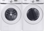 Samsung WF45T6000WPR White Front Load Laundry Package - Image 2