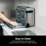 Ninja Digital Air Fry Countertop Oven, 8-in-1 Functionality, 1800W, Flip-Up Design, XL Capacity, Air Fry Basket, Wire Rack & Crumb Tray, Silver, SP101 - Image 8