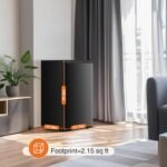 Sweetcrispy 3.2 Cu.Ft Mini Fridge with Freezer Small Refrigerator Single Door Adjustable Thermostat Energy-efficient Low Noise, Compact Fridge for Bedroom, Office, Dorm (Black) - Image 5