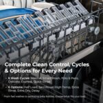 Kenmore 22-14582 24" Built-In Dishwasher - UltraWash, SmartWash, Sanitize Rinse, SmartDry, and Leak Detection - 14 Place Settings - 57 DBA - ENERGY STAR Certified - 24" - White - Image 4