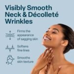 QRxLabs Lemon Verbena Neck Firming Cream – Tightening & Lifting Moisturizer for Loose, Wrinkled or Sagging Skin, Decollete & Chest – Best to Prevent Turkey/Crepe Neck – 2 fl oz - Image 3