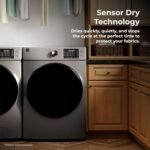 Kenmore 8.0 cu. ft. Front Load Electric Dryer with Wrinkle Guard & Accela Steam to Reduce Wrinkles, Static & Odors - Smart Sensor Drying - LED - ENERGY STAR Certified - Metallic Silver - Image 6