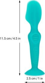 Dr. Talbot's Diaper Cream Brush for Babies - Diaper Rash Cream Applicator with Suction Base and Hygienic Case - Mini Size - Aqua Blue - Image 5