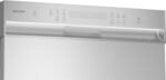 Sharp SDW6504MS Stainless Steel Dishwasher, 24-inch Pocket Handle, 52 dB, Hybrid Tub, 12 Place Settings, 5 Cycles, Heated Dry - Image 7