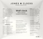 JONES CLOCKS® Movie Wall Clock | Rectangular Retro Clock | 10 inch | Orange | Cool mid-Century Designer Look for Kitchen, Living Room or Office - Image 8