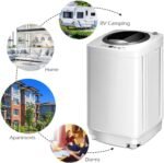 Giantex Portable Washing Machine, Full Automatic Washer and Dryer Combo, with Built-in Pump Drain 8 LBS Capacity Compact Laundry Washer Spin Dryer for Apartment RV Dorm - Image 4