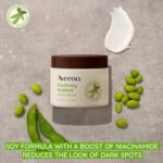 Aveeno Positively Radiant Moisturizing Face & Neck Night Cream with Tone Correcting Soy & Niacinamide, Night Cream Targets Dull Skin & Evens Skin Tone & Texture, Hypoallergenic, 1.7 oz - Image 3