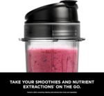 Ninja Fit Compact Personal Blender, Portable Blender for-Smoothies, Shakes, Food Prep, and Frozen Blending, 700-Watt Base, (2) 16-oz. Cups and Spout Lids, Black QB3001SS - Image 6