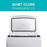 BLACK+DECKER Small Portable Washer, Washing Machine for Household Use, Portable Washer 1.7 cu.Ft with 8 Cycles, Transparent Lid & LED Display - Image 5