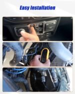 12 Volt 10″ Low Profile Puller Fan with Curved Blades Replace 30100435, 802cfm Radiator Cooling Fan - Image 6