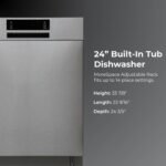 Kenmore 22-14585 24" Built-In Dishwasher - UltraWash, SmartWash, Sanitize Rinse, SmartDry, and Leak Detection - 14 Place Settings - 57 DBA - ENERGY STAR Certified - 24" - Stainless Steel - Image 3