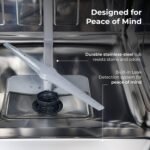 Kenmore 22-14585 24" Built-In Dishwasher - UltraWash, SmartWash, Sanitize Rinse, SmartDry, and Leak Detection - 14 Place Settings - 57 DBA - ENERGY STAR Certified - 24" - Stainless Steel - Image 5