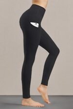 Fengbay 2 Pack High Waist Yoga Pants with Pockets, Tummy Control Workout Running Yoga Leggings for Women - Image 4