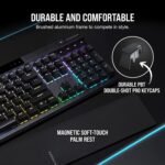 CORSAIR K70 RGB PRO Mechanical Wired Gaming Keyboard – Cherry MX Red Linear Switches, SOCD, PBT Double-Shot Keycaps, 8000Hz Hyper-Polling, NKRO, Anti-Ghosting, Tournament Switch, QWERTY NA – Black - Image 4