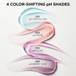 L'Oreal Paris Plump Ambition pH Hyaluron Lip Oil, Color Shifting Lip Tint with 24HR Hydration, Volumizing Shine and Lasting Color, 010 pH Cristal Ice - Image 4