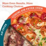 COSORI Smart 12-in-1 Air Fryer Toaster Oven Combo, Airfryer Convection Oven Countertop, Bake, Roast, Reheat, Broiler, Dehydrate, 75 Recipes & 3 Accessories, 26QT, Silver-Stainless Steel - Image 4