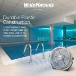 Lasko Wind Machine Fan, Air Circulator Fan with 3 Speeds, 20" Model 3300, Gray - Image 6