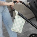 Tiny Twinkle Portable Diaper Changing Pad – Foldable, Waterproof & Compact Travel Changing Mat with Storage | Smart Wipes Pocket for On-The-Go Parents(Sage Checkers) - Image 7