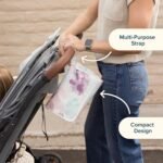 Tiny Twinkle Portable Diaper Changing Pad – Foldable, Waterproof & Compact Travel Changing Mat with Storage | Smart Wipes Pocket for On-The-Go Parents(Sage Checkers) - Image 9