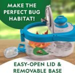 National Geographic Bug Catcher Kit for Kids - Kids Bug Habitat with Magnified Viewer, Bug Catcher, Tweezers & Learning Guide, Insect Habitat, Outdoor Toys, Kids Bug Catching Kit, Bug Box - Image 4